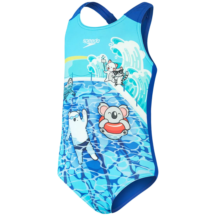 Купальник Speedo DIGI PLMT ALV 1PC IF / Женский / 2 / Голубой photo 2